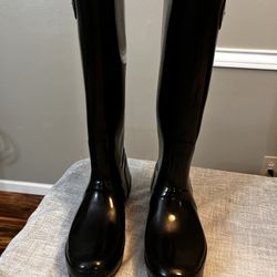 Excellent Condition Tall Hunter Boots Size 10 Women
