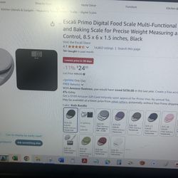 Preowned Escali Scale Batteries Not Included