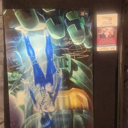 Chief And Cortana Signed Metal Plate