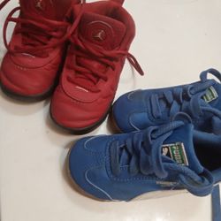 Toddlers Sneakers Pumas & Jordan  Size 7c
