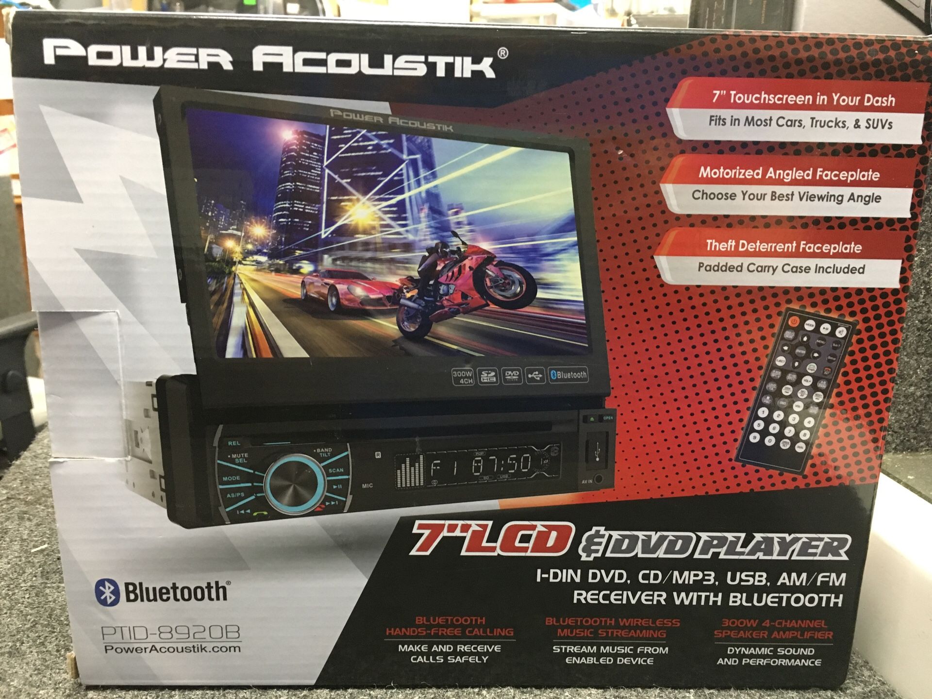 Stereo system NEW WITH WARRANTY DVD CD MP3 usb Bluetooth