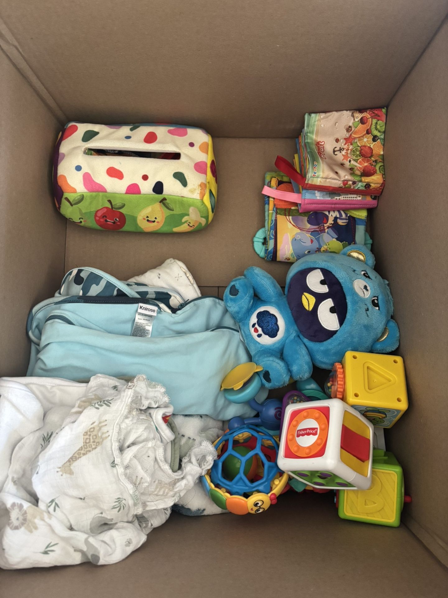 Box Of Baby Boy Items