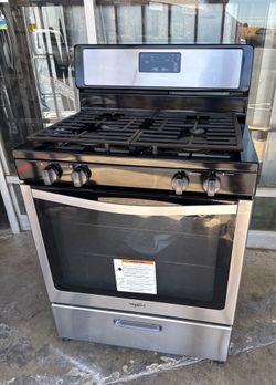 Whirlpool Stainless Steel Gas Stove
