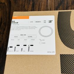 Brand New Evans G2 Clear Drum Head 18”