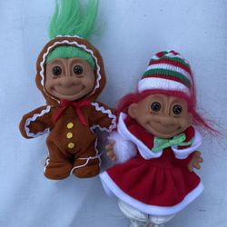Vintage Troll Dolls - Holiday edition