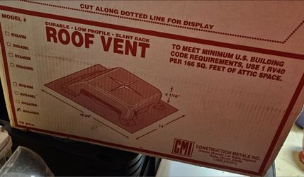 Roof vents