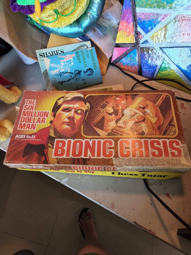 Vintage 1975 Six Millions Dollar Men. Bionic Crisis
