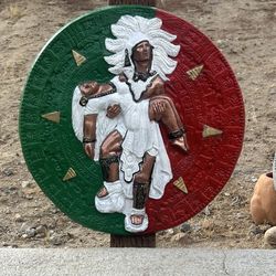 New Aztec Calendar Made Out Of Cement 