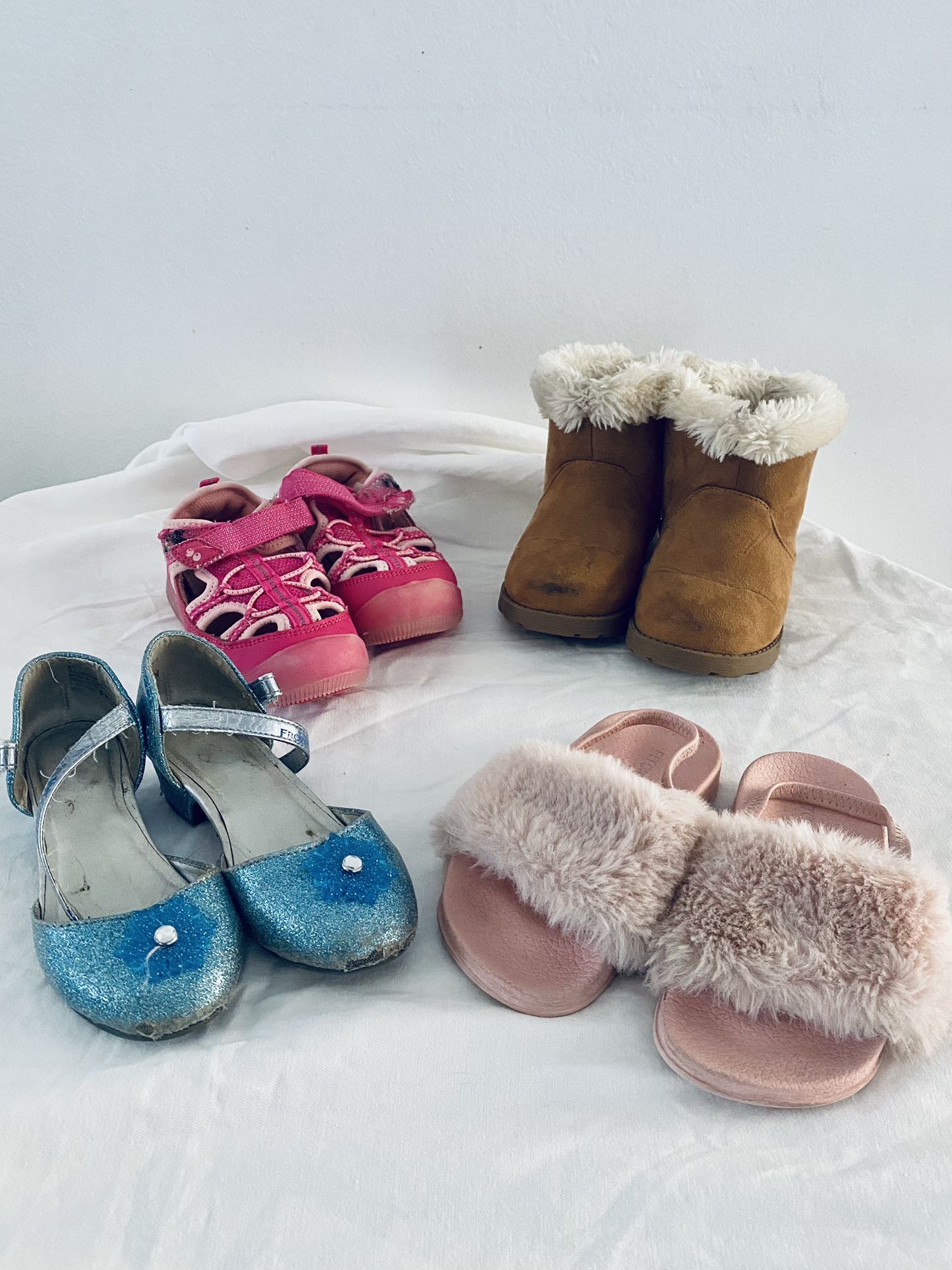 4 Pair Toddler Shoes - Size 8