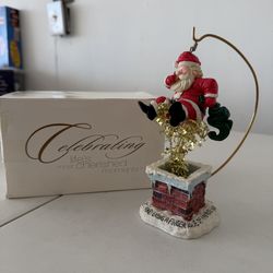 House of Lloyd Christmas Around The World Santa Claus Going Up The Chimney Original Packaging