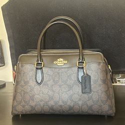 Women’s coach Bag (Darcie Carryall In Signature Canvas)