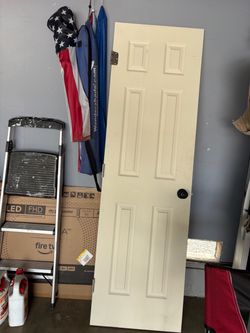 6-Panel Interior Door White Pre-Hung