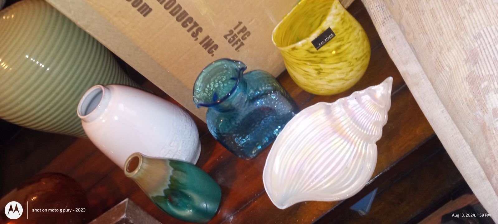 Assorted Vases And Candle Holders