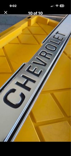 Chevy c10 k10 tailgate trim emblem