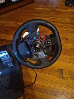 Roger tech g twenty nine driving simulator for p s four and five with aftermarket e break