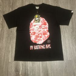 Black and Pink bape shirt 