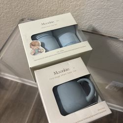 Moonkie Silicone Baby Sippy both $20