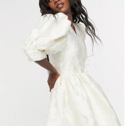 Sister Jane White Cowboy Kisses Wrap Dress Size Small