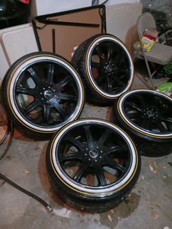 20" luxury wheels and vogue tires