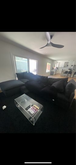 CB2 Lumis 3 piece modular couch