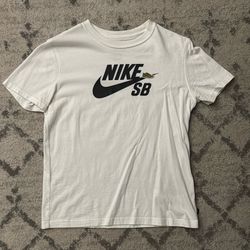 Nike SB Kids Icon White & Black T-Shirt