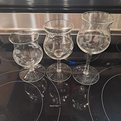 Princess House 3 Piece Votive Holders 