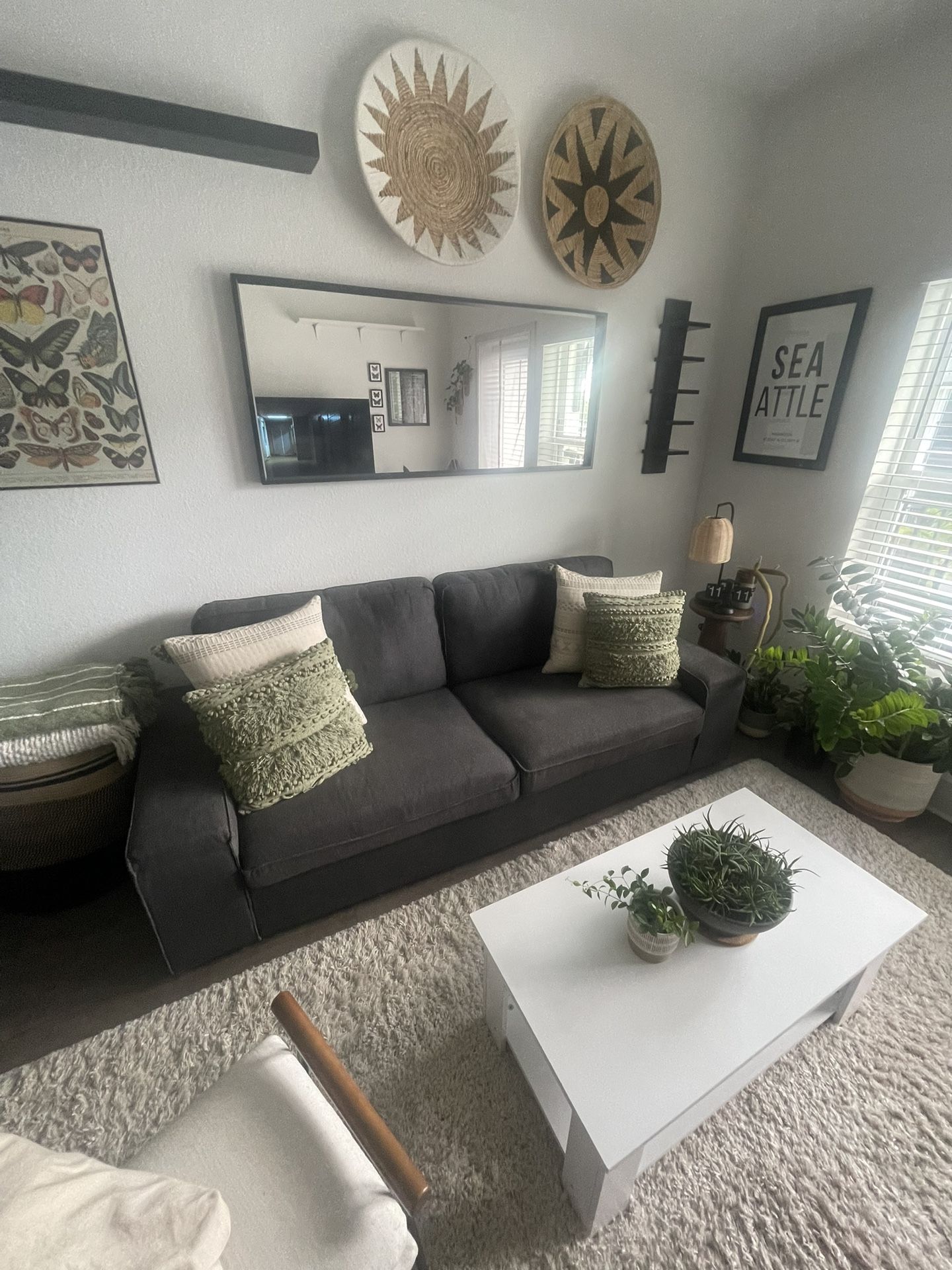 Dark Grey Couch