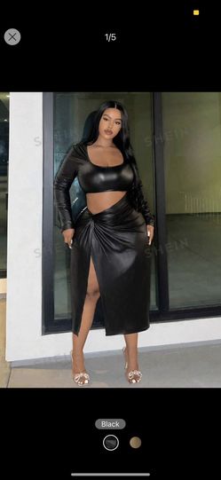 Plus Size Outfit Leather