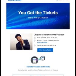 Tickets para Chayanne Miami 15 Dic 2024