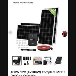 Solar Panel System Ecoworthy. Only Solar. Kits.       (Inverter An Batterys Not Included ) 