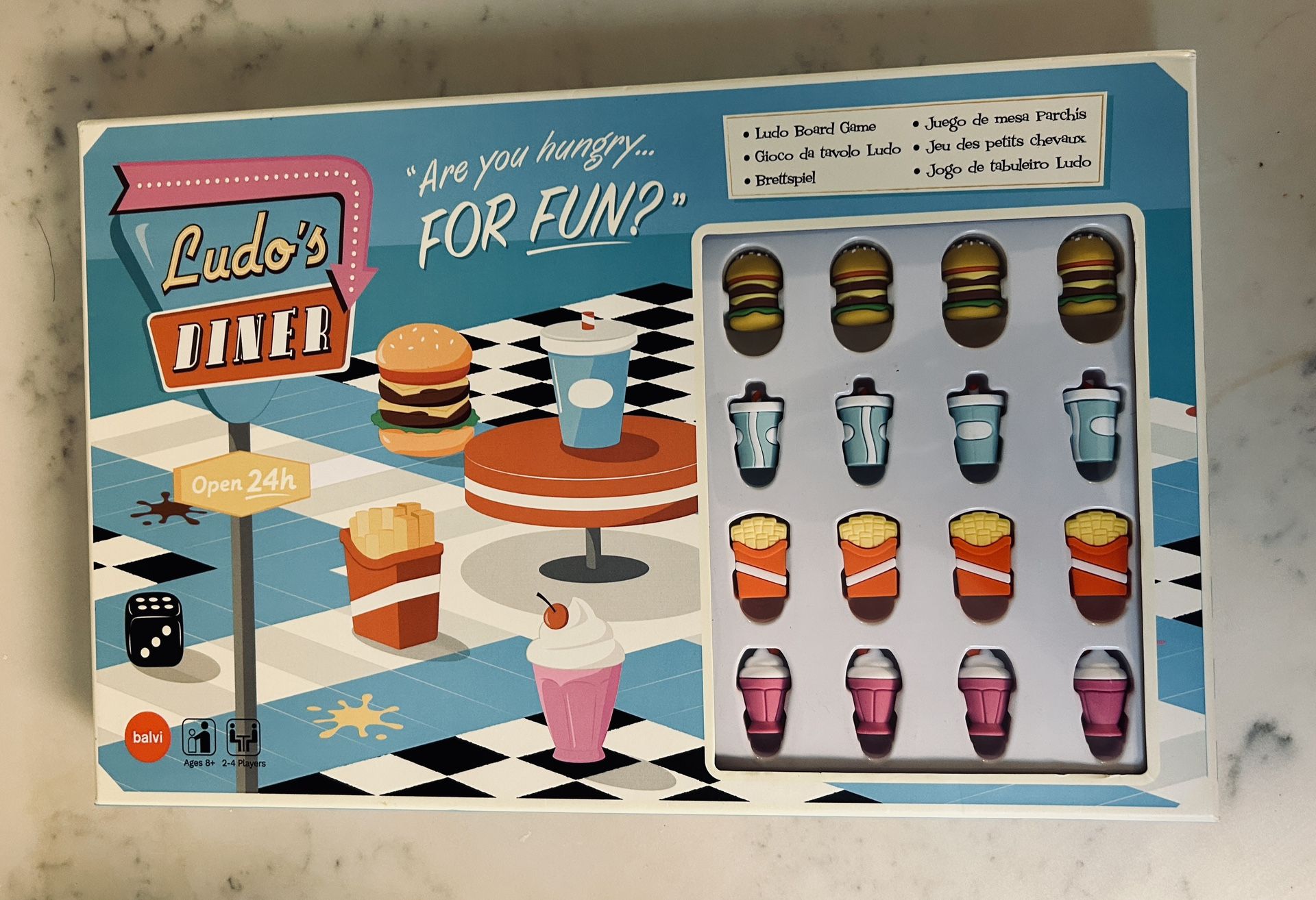 Ludo's Diner Board Game New