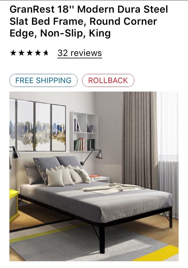 Granrest 18 Modern Dura Steel Slat Bed Frame For In Corona Ca Granrest 18 Modern Dura Steel Slat Bed Frame For In Corona Ca Offerup