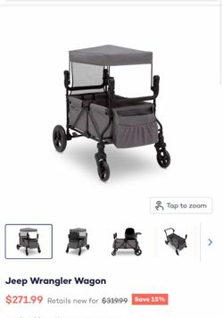 Jeep wrangler stroller wagon