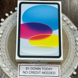Apple IPad 10th Gen New Tablet -PAYMENTS AVAILABLE-$1 Down Today 