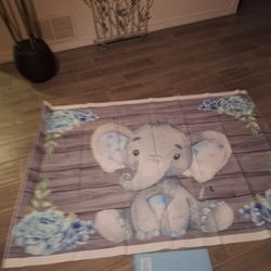 Baby Party Decoration  For Birthday BACK DROP / TABLE COVER