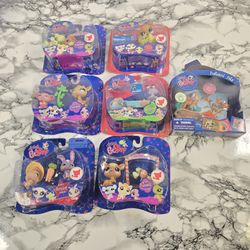 Collection of LPS Littlest pet shops 2008 series funniest sassiest sportiest and more