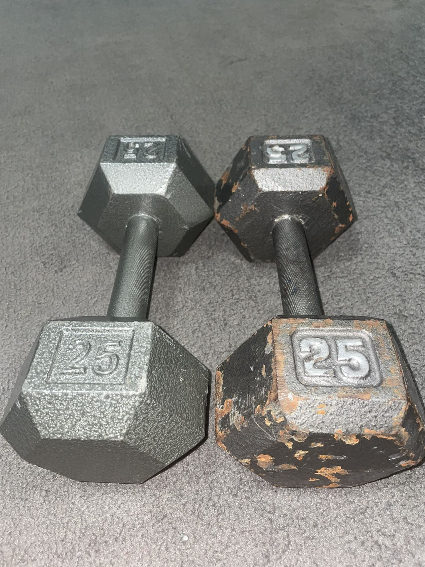 25 Lbs Dumbbells