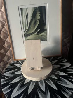 Handmade wooden phone holder