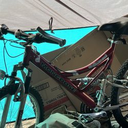 Red Mongoose mountain bike.