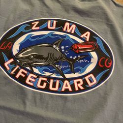 Shark with Tank Zuma Life Guard Hanes Beefy XL 
