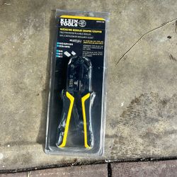 KLEIN TOOLS RATCHETING MODULAR CRIMPER/STRIPPER