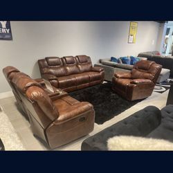 Beautiful Brown Santiago Sofa And Loveseat Set!$1099!*SAME DAY DELIVERY*NO CREDIT NEEDED*EASY FINANCING*HUGE SALE*