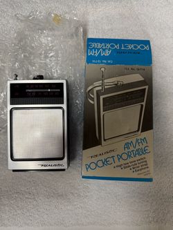 Vintage Radio Shack AM/FM New In Box