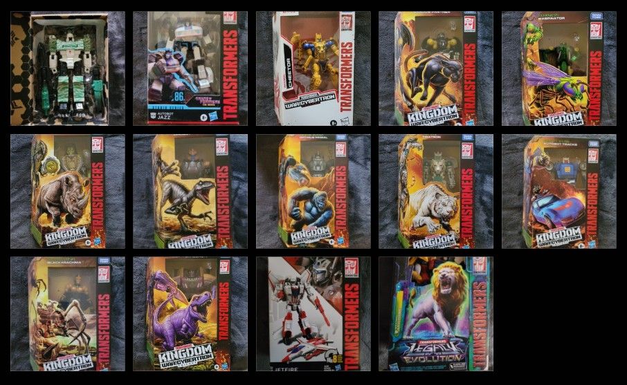 Transformers Kingdom and Studio Series Figures Lot