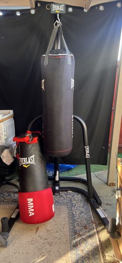 Punching Bags And Stand