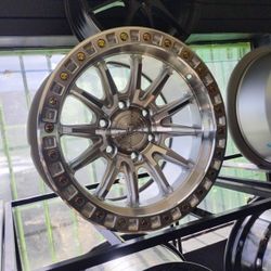 17x9 Arena Rims 6 Lug 6x139 6x5.5 On New Tires 35 1250 17 