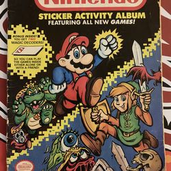 Nintendo Sticker Activity Book