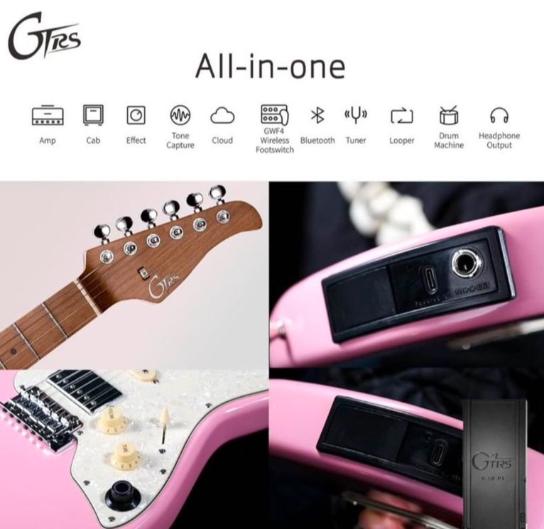 Pink Electric Guitar NEW