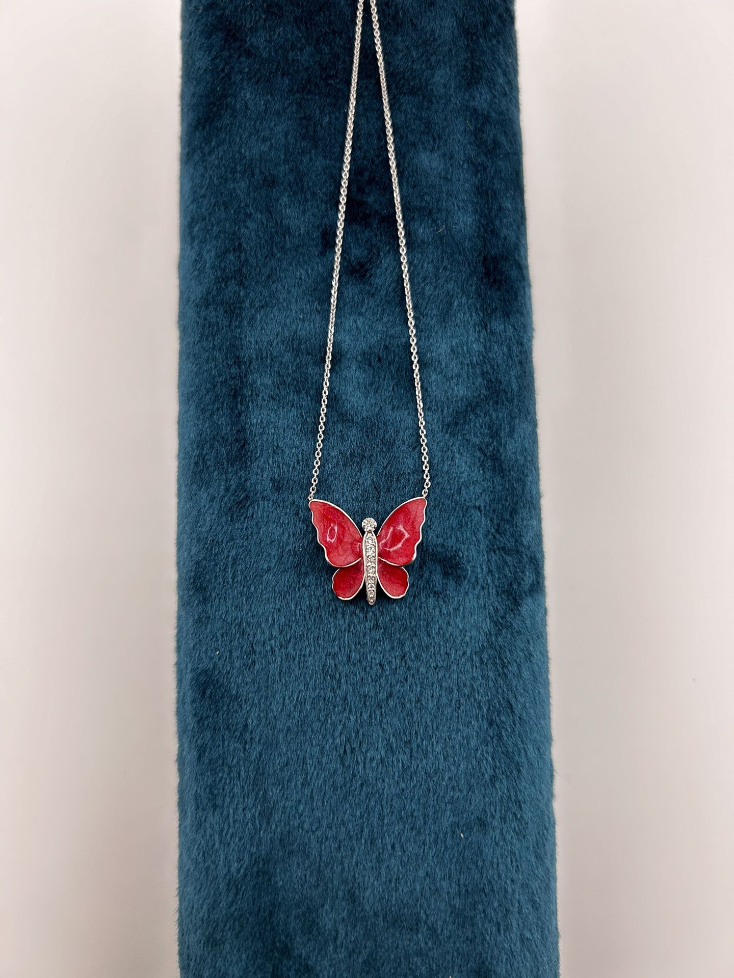Butterfly Pendant With Chain