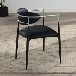 Jaramillo Black Arm Chair (Set-2)